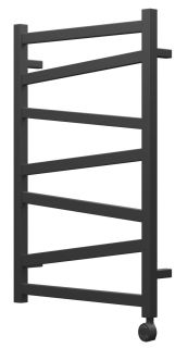 Полотенцесушитель электрический Point Феникс PN15158BE П7 50x80см левый/правый чёрный