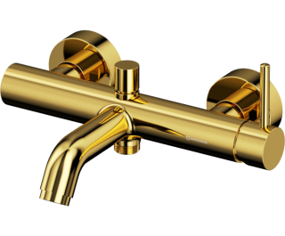 Смеситель для ванны и душа WHITECROSS Y1230GL золото