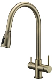 Смеситель для кухни Paulmark Lange La214212-BR бронза