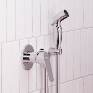 Гигиенический душ Damixa Jupiter 777510001 со смесителем, С ВНУТРЕННЕЙ ЧАСТЬЮ, хром