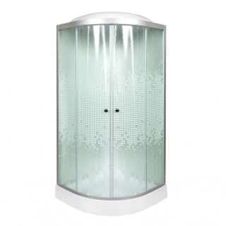 Душевая кабина Deto L 901 с гм. и эл. 100х100х215 см