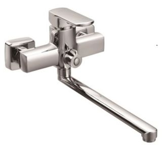 Смеситель для ванны с душем BOOU B8215-18F хром