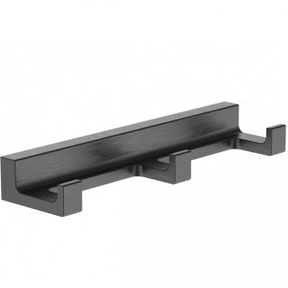 Вешалка с тремя крючками для ванной Wonzon & Woghand Eclipse WW-9135-GM тёмный графит