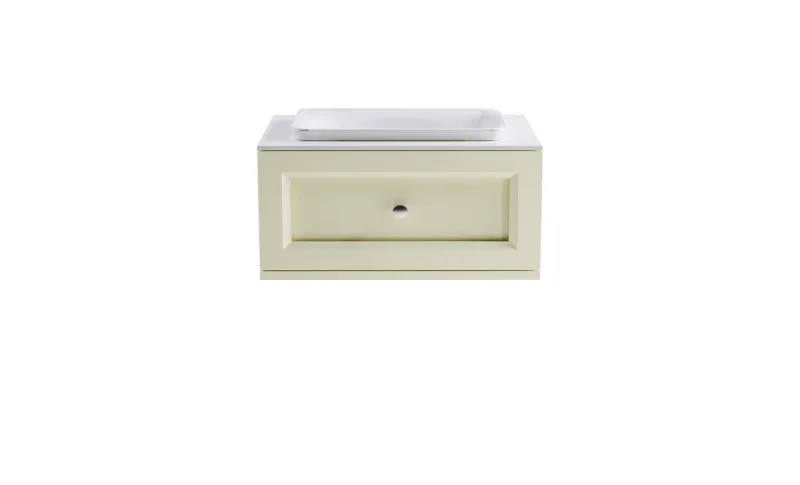 Тумба с раковиной Astra-Form Классик 4631177714078 80 см бежевый матовый