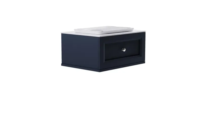 Тумба с раковиной Astra-Form Классик 4631177714085 80 см серый матовый