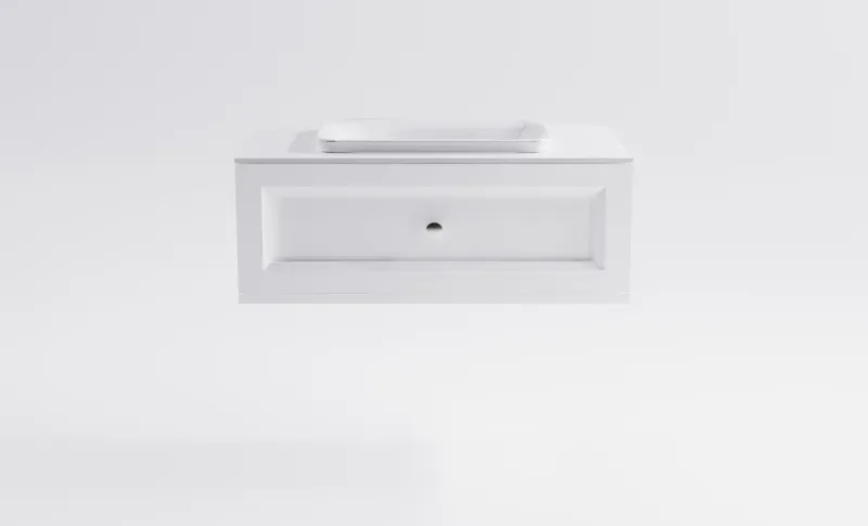 Тумба с раковиной Astra-Form Классик 4631177714153 90 см белый матовый