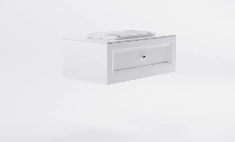 Тумба с раковиной Astra-Form Классик 4631177714214 100 см белый матовый