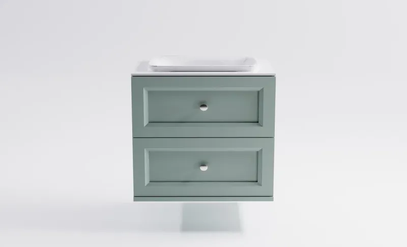 Тумба с раковиной Astra-Form Классик 4631177714221 70 см зелёный матовый