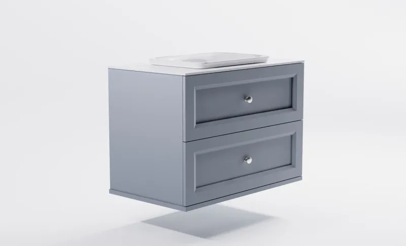 Тумба с раковиной Astra-Form Классик 4631177714412 100 см голубой матовый