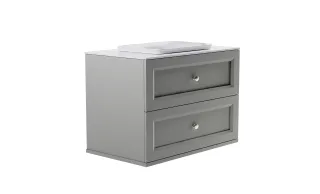 Тумба с раковиной Astra-Form Классик 4631177714429 100 см серый матовый