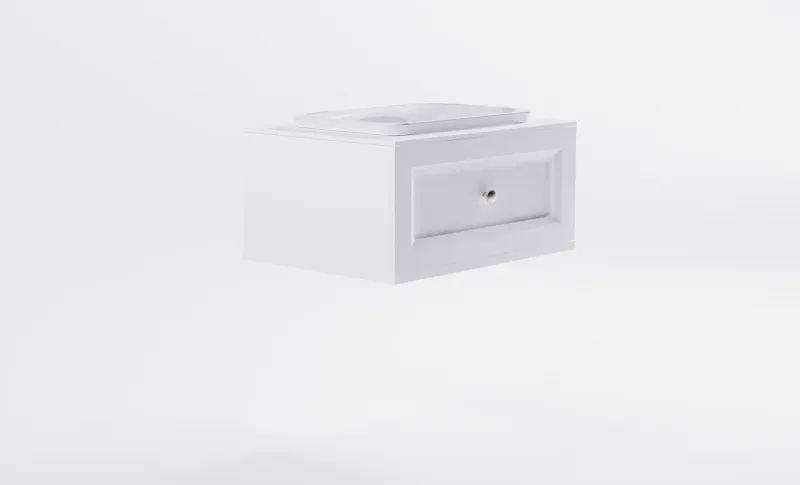 Тумба с раковиной Astra-Form Классик 4631177715471 70 см белый матовый