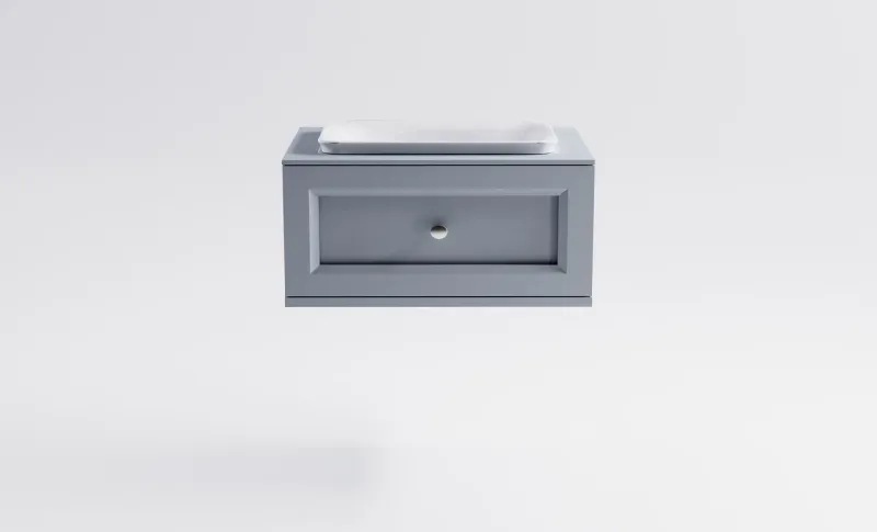 Тумба с раковиной Astra-Form Классик 4631177715433 70 см голубой матовый