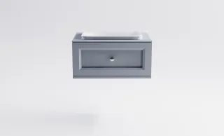 Тумба с раковиной Astra-Form Классик 4631177715495 80 см голубой матовый