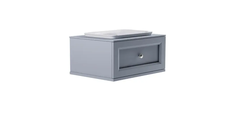 Тумба с раковиной Astra-Form Классик 4631177715433 70 см голубой матовый