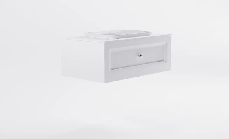 Тумба с раковиной Astra-Form Классик 4631177715655 100 см белый матовый