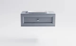 Тумба с раковиной Astra-Form Классик 4631177715617 100 см голубой матовый