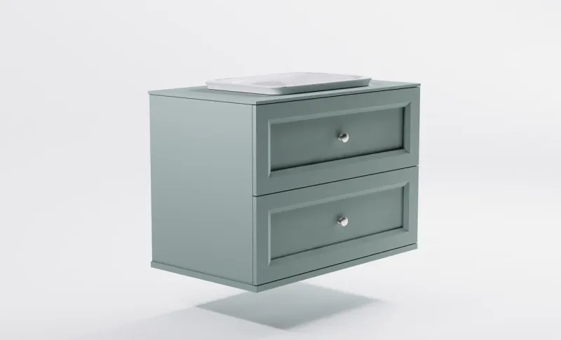 Тумба с раковиной Astra-Form Классик 4631177715846 100 см зелёный матовый