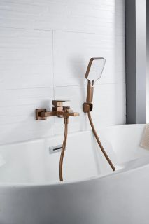 Смеситель для ванны Knotlor KN-22/RB, бронза