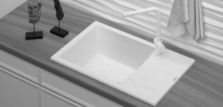 Мойка кухонная Point Велета PN3002BG 78 см светло-бежевый