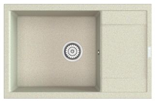 Мойка кухонная Point Велета PN3002BG 78 см светло-бежевый