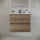 Подвесная тумба под раковину Sancos Libra LB60ECH 60см дуб чарльстон