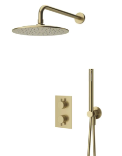 Душевая система Cezares LEAF-DSIP-T-25-SR бронза