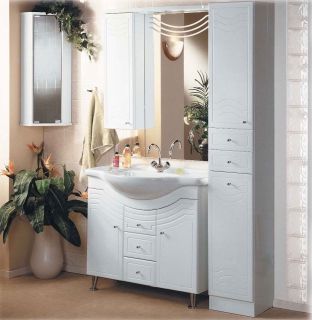 Шкаф-колонна Акватон Домус правосторонний белый 1A122003DO01R