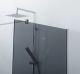 Душевая перегородка CEZARES LIBERTA-L-1-110-120-GR-Cr кронштейн 120см