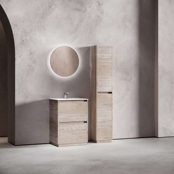 Тумба напольная под раковину Sancos Libra Floor LB60FEG 60 см дуб галифакс натуральный