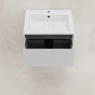 Тумба под раковину подвесная Style Line Лима ЛС-00002462 60 см белый матовый