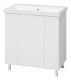 Напольная тумба под раковину Misty Лира 80см белый