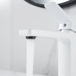 Смеситель для раковины Shevanik S9901C белый