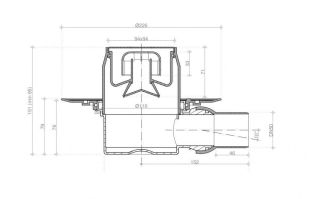 Душевой трап Confluo Standard Dry 1