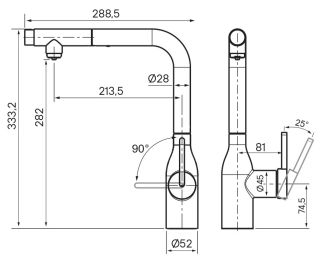 Смеситель для кухни Paulmark Viper Vi213105-431 белый матовый
