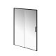 Душевая дверь Kerama Marazzi Lindo LN.140.SD.BLK.M 140 см с функцией soft close стекло прозрачное профиль чёрный матовый