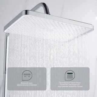 Душевая стойка Splenka S30.24 хром