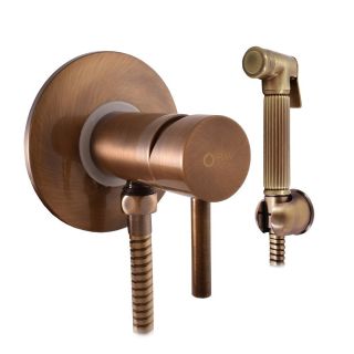 Гигиенический душ со смесителем Rav Slezak Seina SE947/1SM бронза