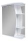 Зеркальный шкаф с подсветкой Misty Луна 55см левый белый