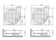 Акриловый поддон для душа RGW LUX/TN 16180199-21 900х900х150