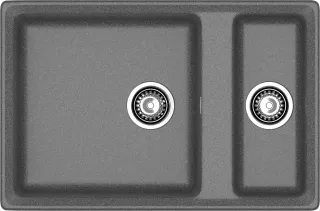 Мойка кухонная GranFest LEVEL LV-760K графит
