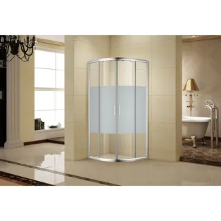 Душевой уголок Aquanet Practic AE10-Q-90x90U-CP 243615 90x90 см профиль хром стекло прозрачное с матовой поломой