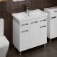 Напольная тумба под раковину Санта Родос 206015 80 см белый