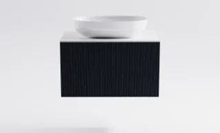 Тумба с раковиной Astra-Form М-40 4631177713583 80 см серый матовый