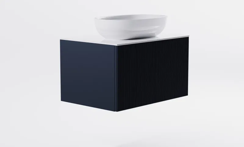 Тумба с раковиной Astra-Form М-40 4631177713583 80 см серый матовый