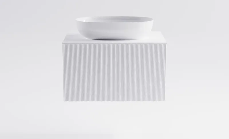 Тумба с раковиной Astra-Form М-40 4631177714818 80 см белый матовый