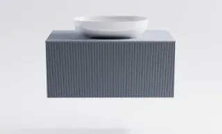 Тумба с раковиной Astra-Form М-40 4631177714849 90 см голубой матовый