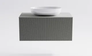 Тумба с раковиной Astra-Form М-40 4631177714887 100 см серый матовый