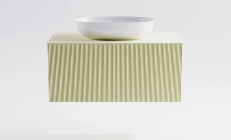 Тумба с раковиной Astra-Form М-40 4631177714856 90 см бежевый матовый