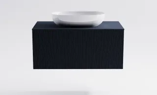 Тумба с раковиной Astra-Form М-40 4631177714863 90 см серый матовый