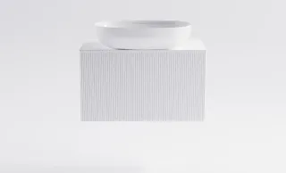 Тумба с раковиной Astra-Form М-40 Slim 4631177715952 70 см белый матовый